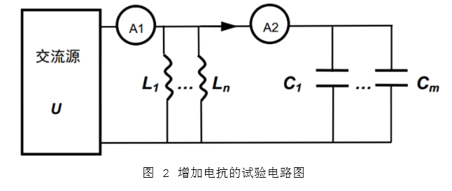 增加电抗的试验电路图